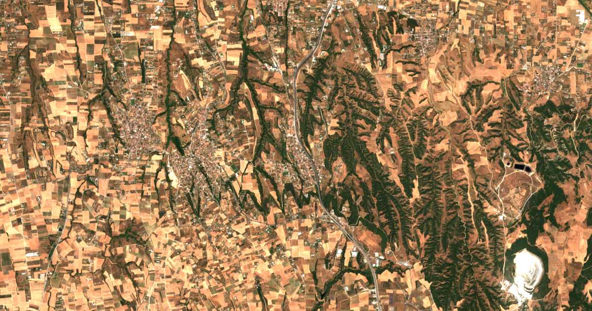 Mapa por satélite de Kardiá