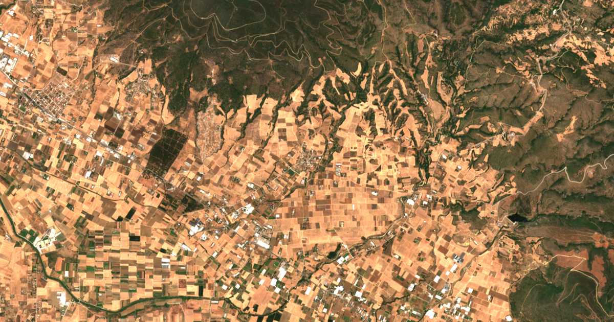 Mapa por satélite de Lakkiá