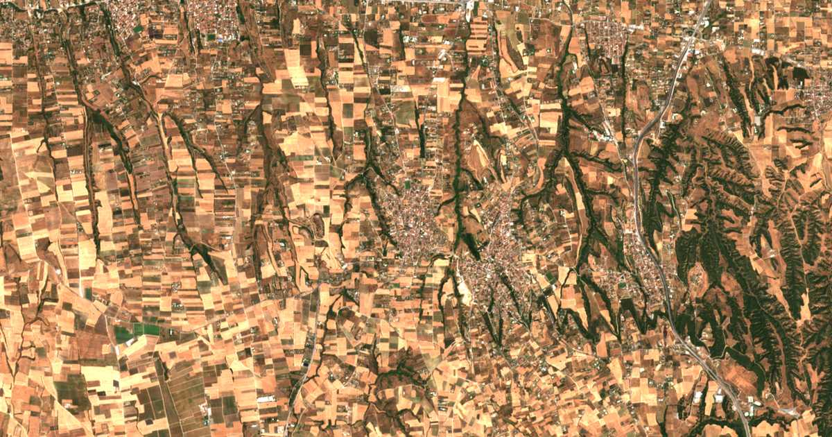 Mapa por satélite de Plagiárion