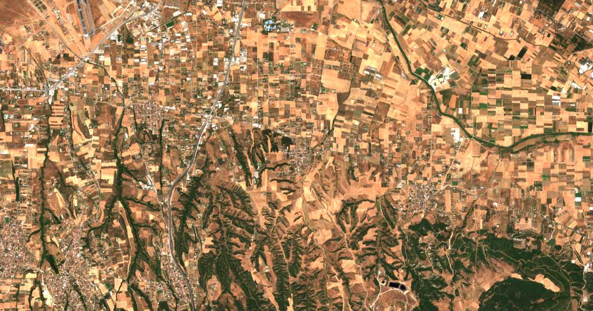 Mapa por satélite de Tagarádes