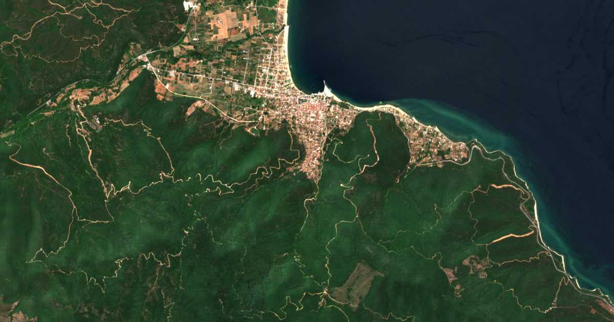 Mapa por satélite de Áno Stavrós