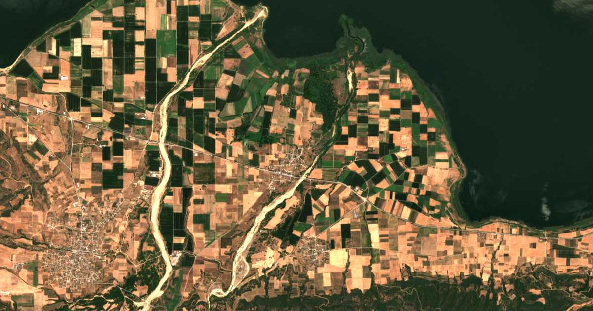 Mapa por satélite de Apollonía