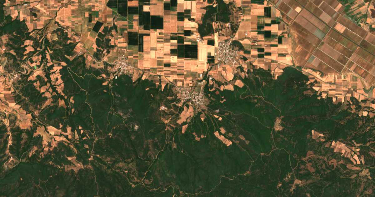 Mapa por satélite de Filadélfion
