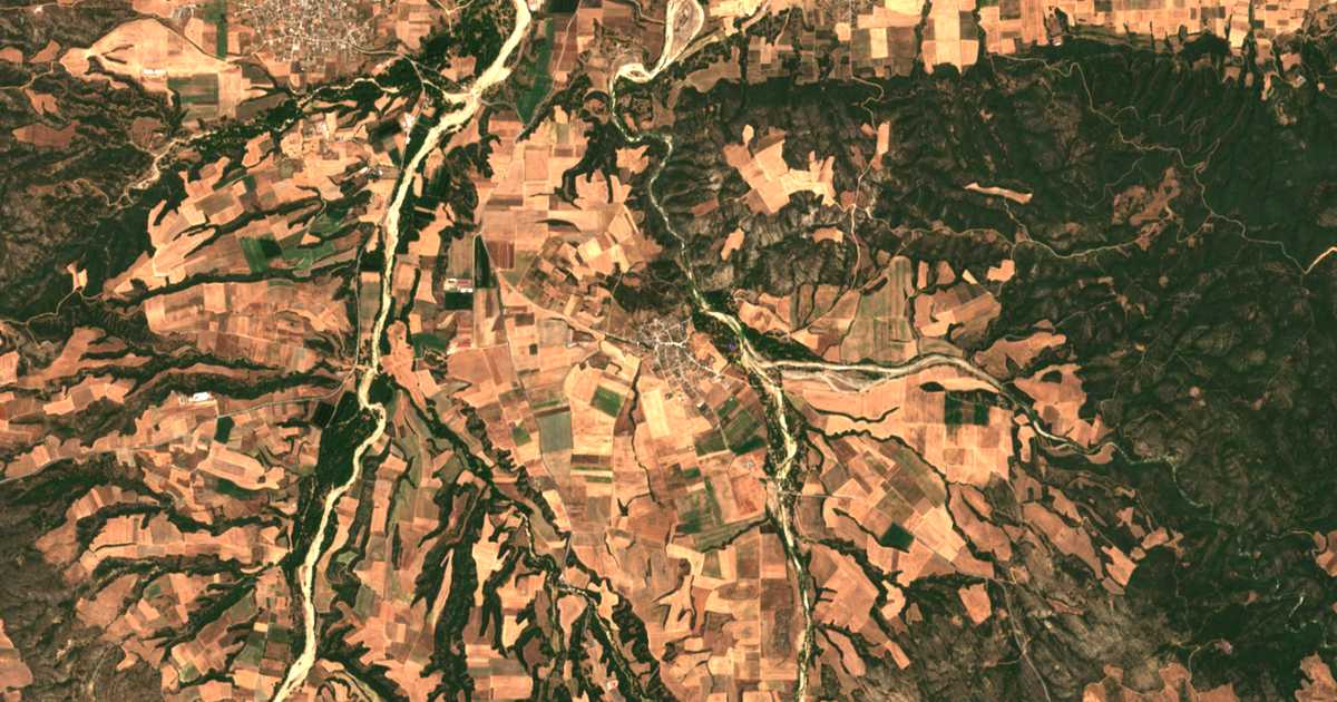 Mapa por satélite de Melissourgós