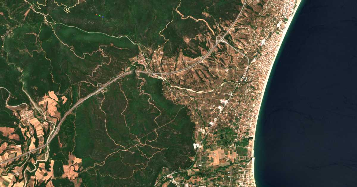 Mapa por satélite de Paliámpela