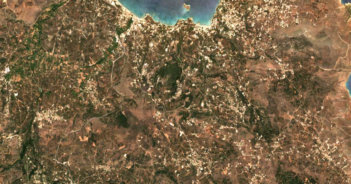 Mapa por satélite de Doulianá
