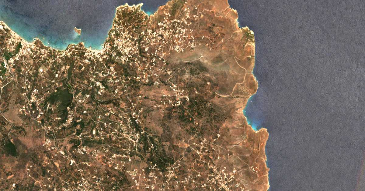 Mapa por satélite de Drápanos