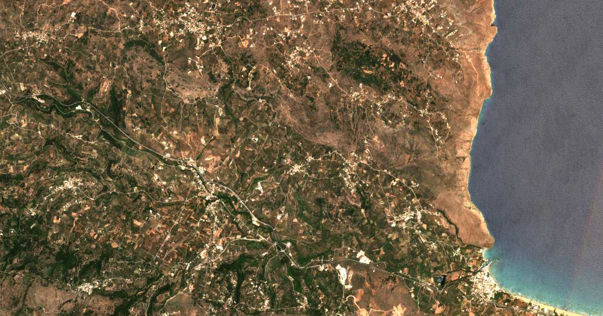 Mapa por satélite de Kalamítsion Alexándrou