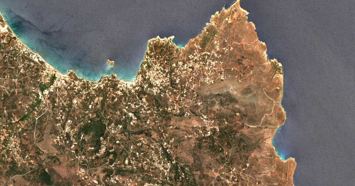 Mapa por satélite de Kampiá