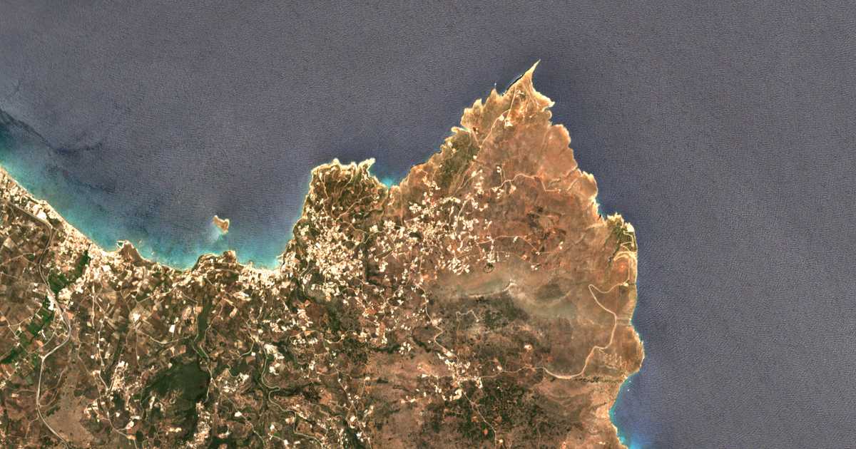 Mapa por satélite de Kókkinon Choríon