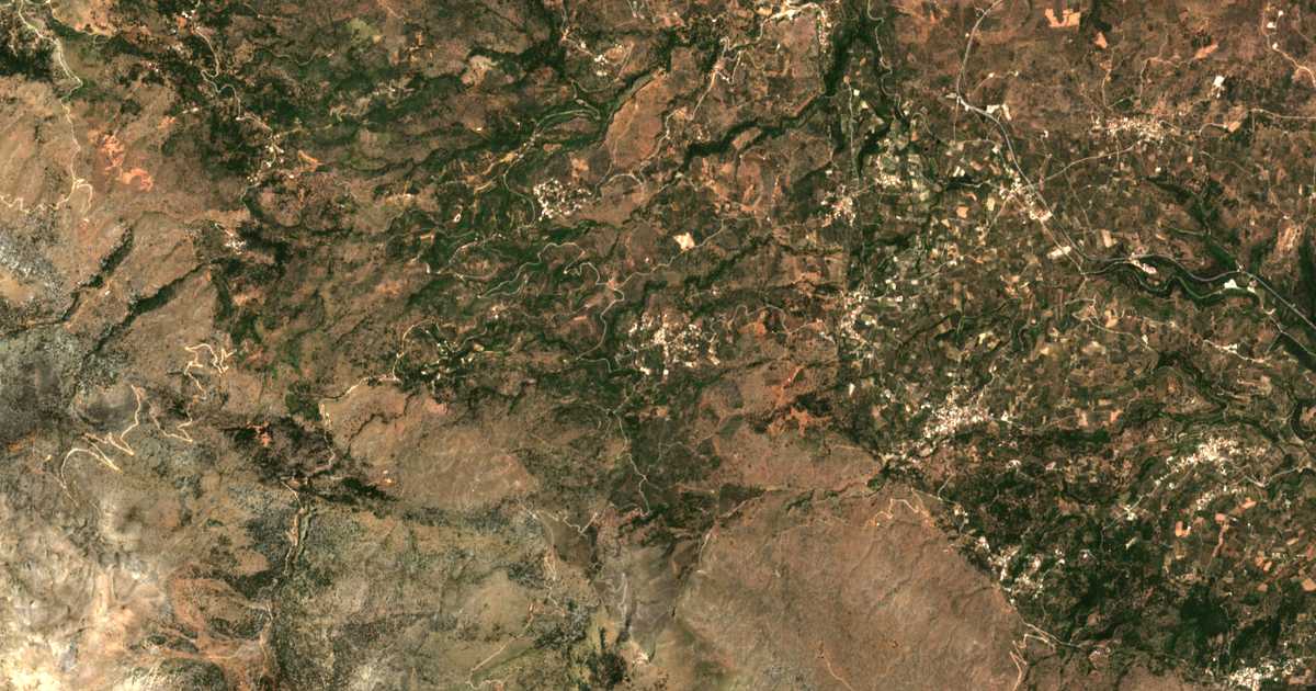 Mapa por satélite de Melidónion