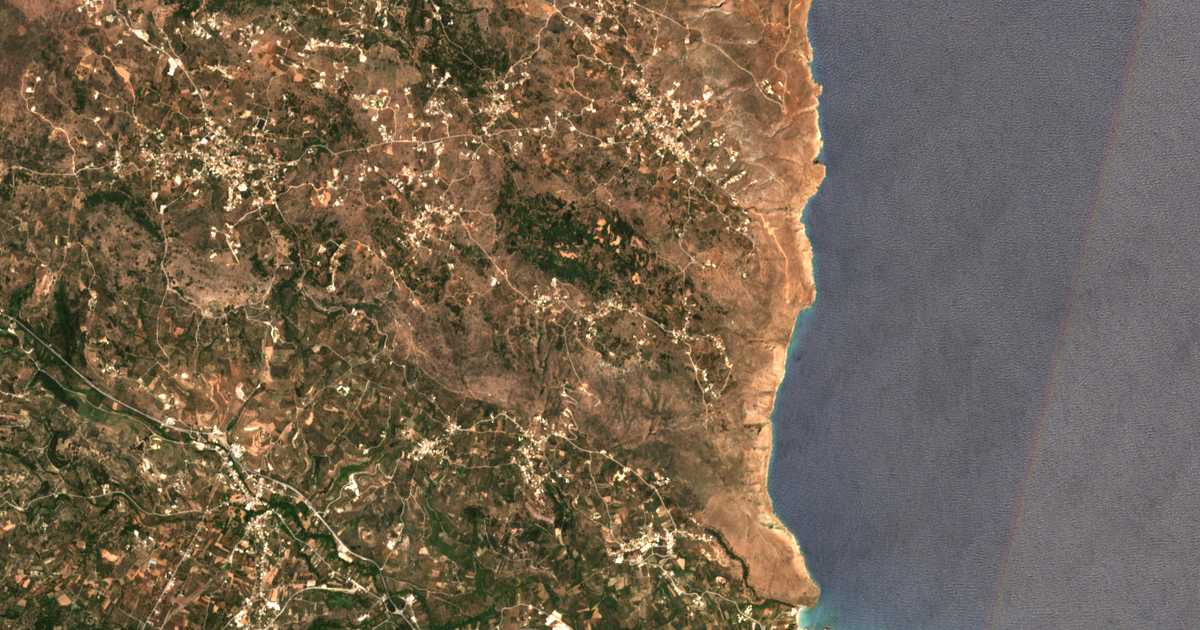 Mapa por satélite de Sellía