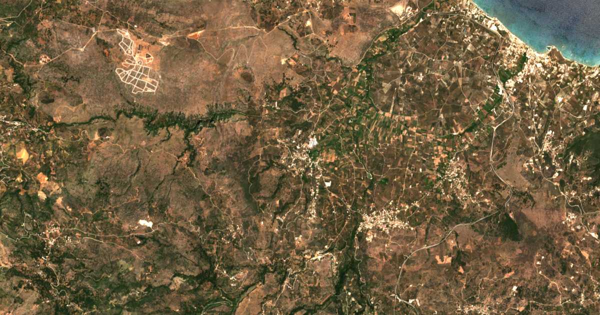 Mapa por satélite de Stilos