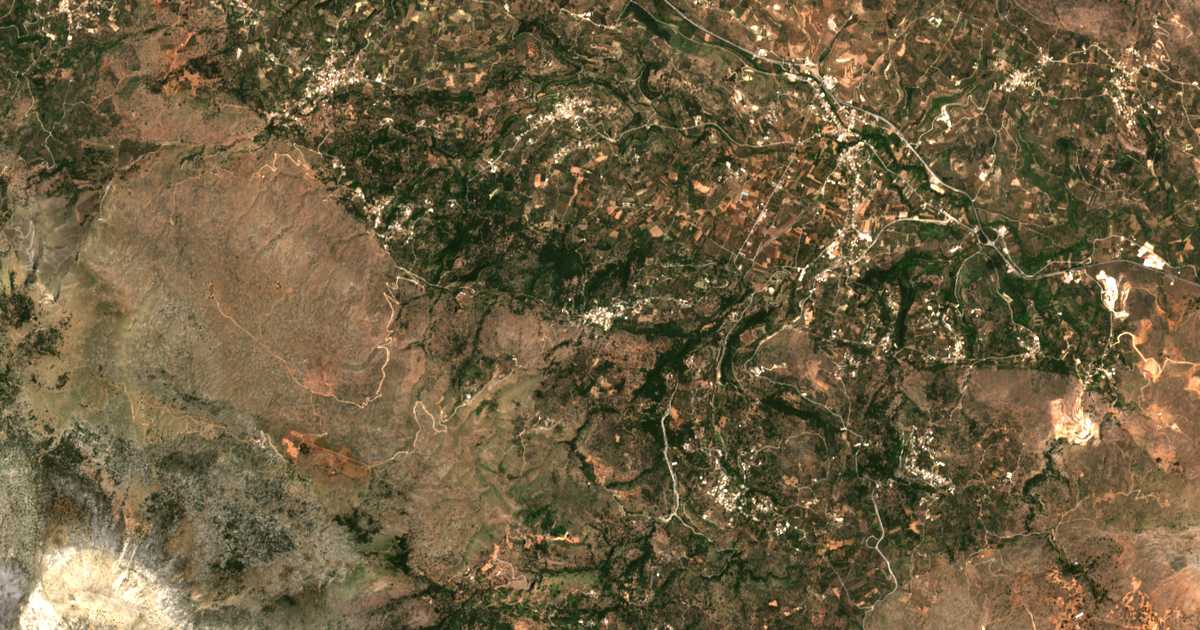 Mapa por satélite de Vafés
