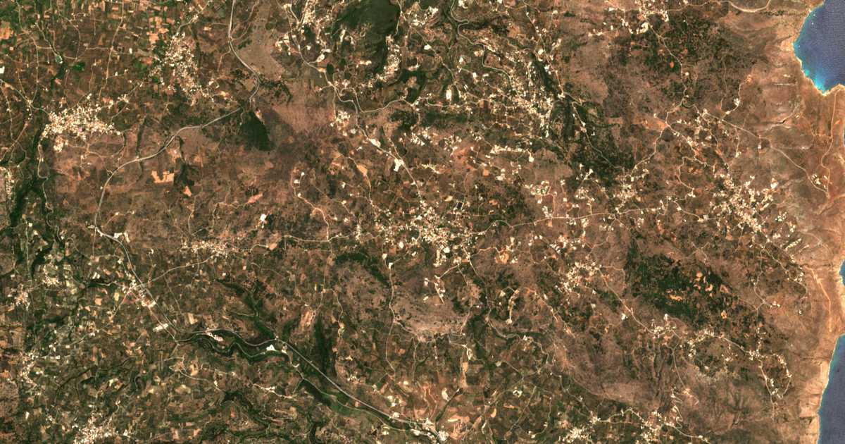 Mapa por satélite de Vámos