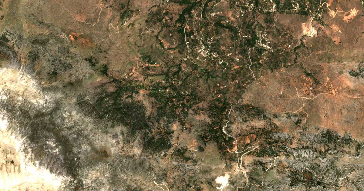 Mapa por satélite de Vatoudiáris