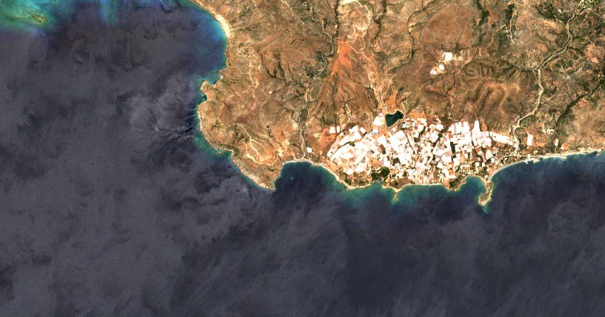 Mapa por satélite de Agía Kyriakí