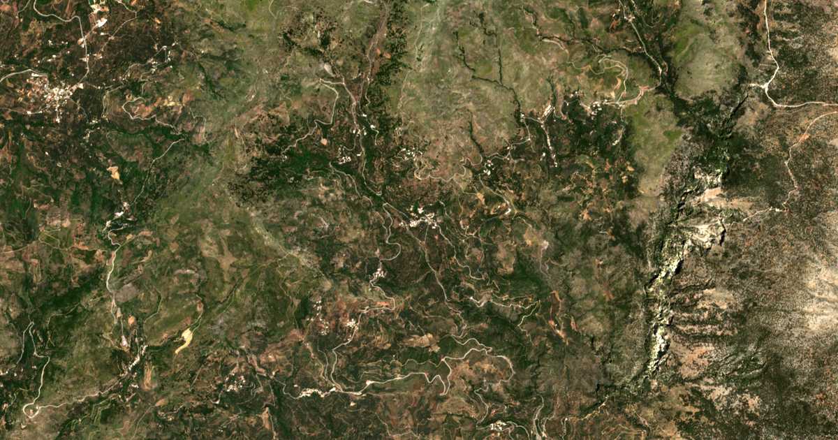 Mapa por satélite de Kampanós