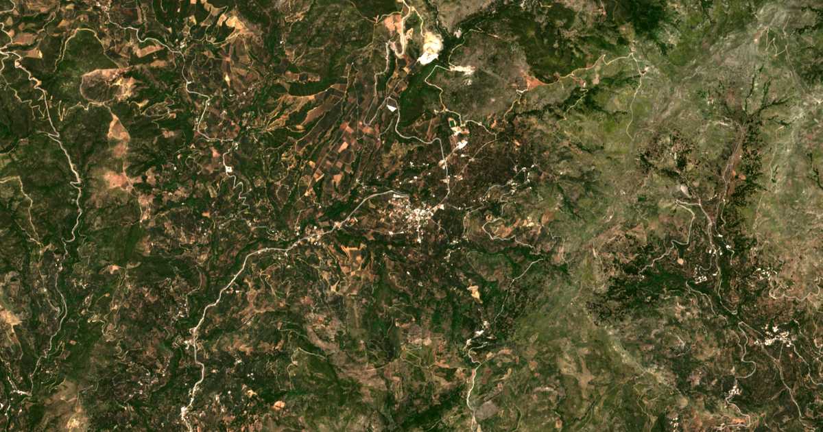 Mapa por satélite de Kántanos