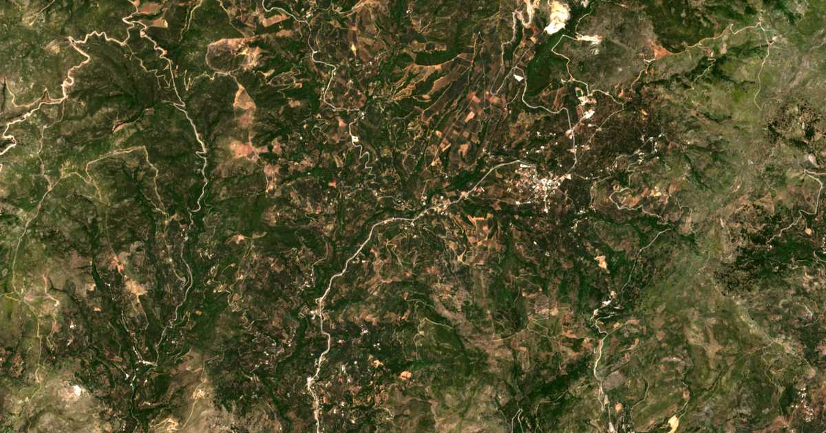 Mapa por satélite de Plemenianá