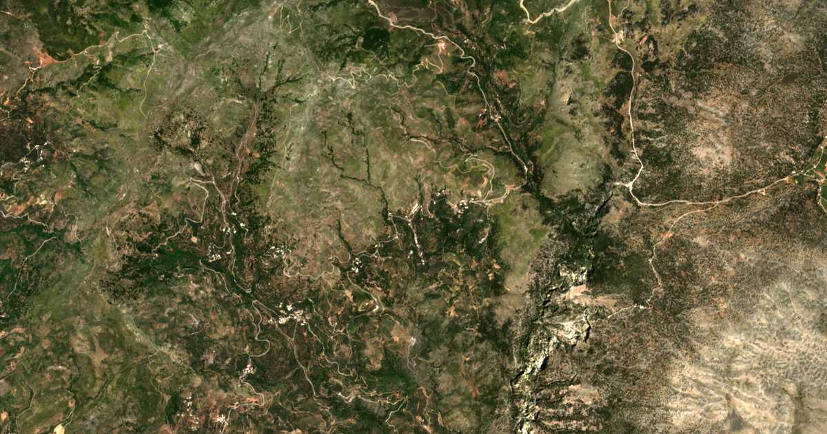 Mapa por satélite de Prinés