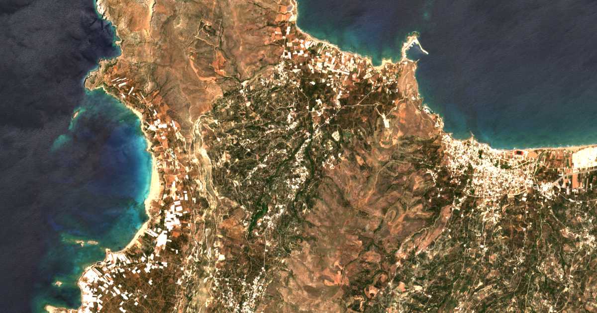 Mapa por satélite de Ágios Geórgios