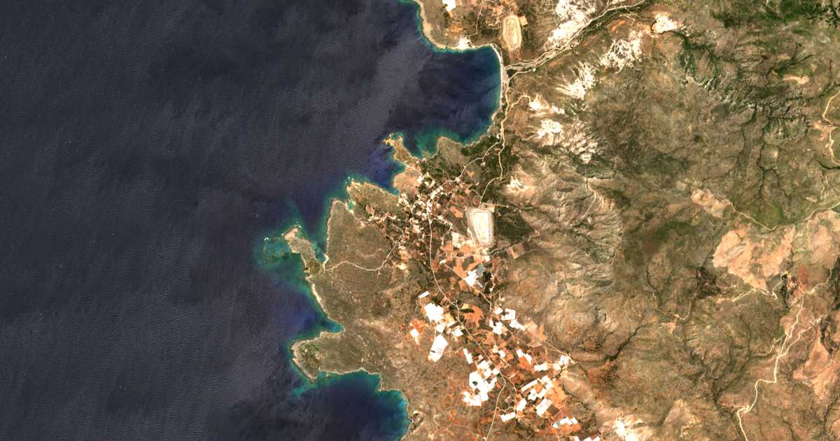 Mapa por satélite de Moní Chrysoskalitíssis