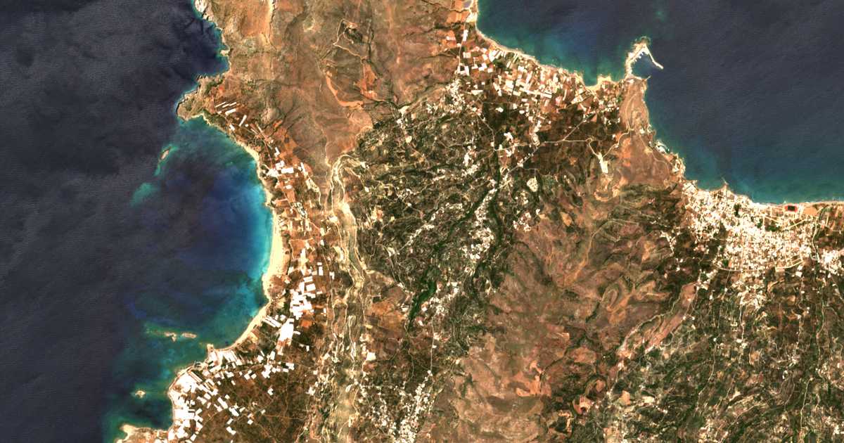 Mapa por satélite de Karefilianá
