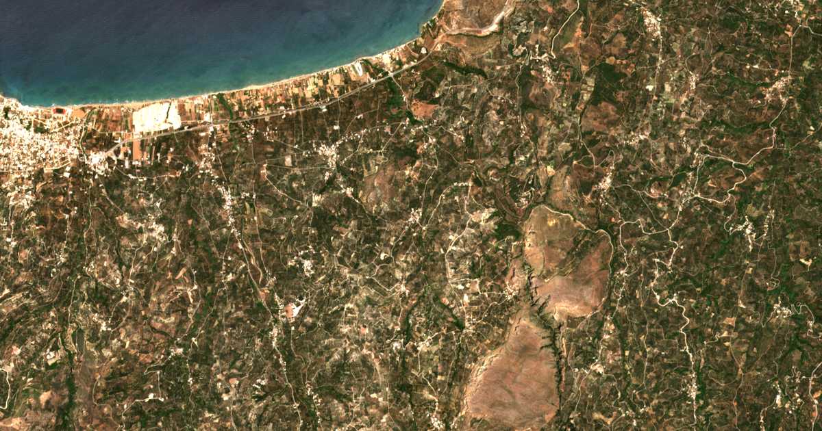 Mapa por satélite de Kotsianá