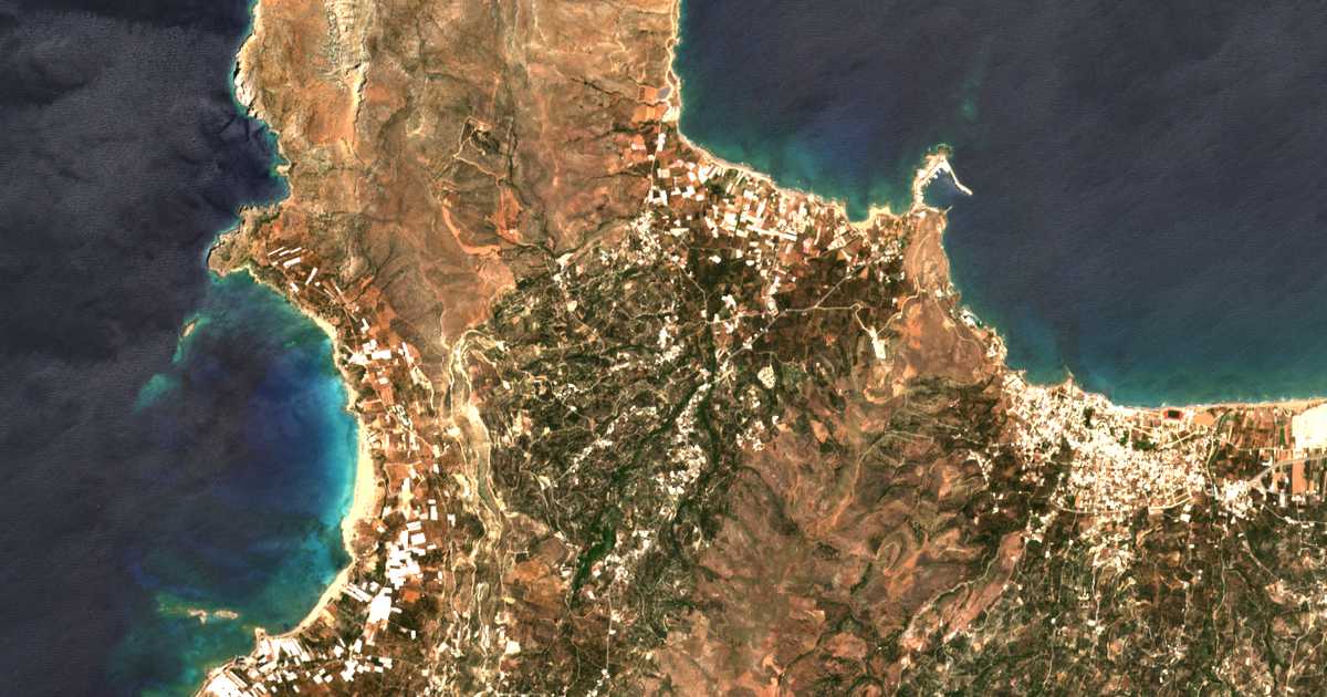 Mapa por satélite de Néon Choríon