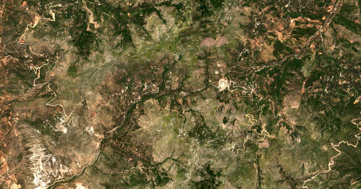 Mapa por satélite de Perivólia