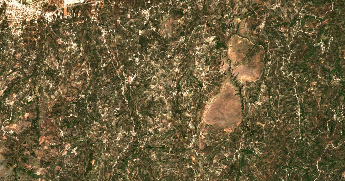 Mapa por satélite de Pervolákia