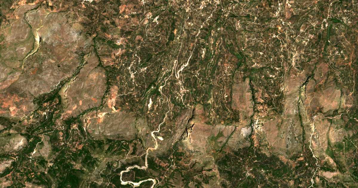 Mapa por satélite de Topólia