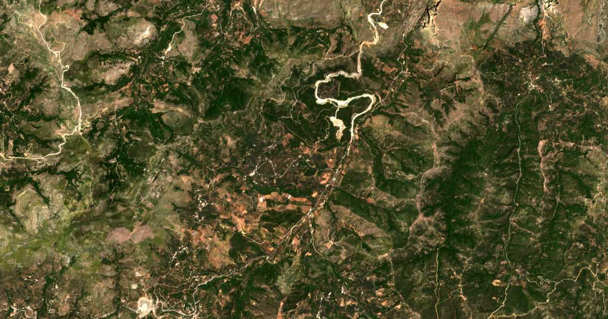 Mapa por satélite de Vlátos