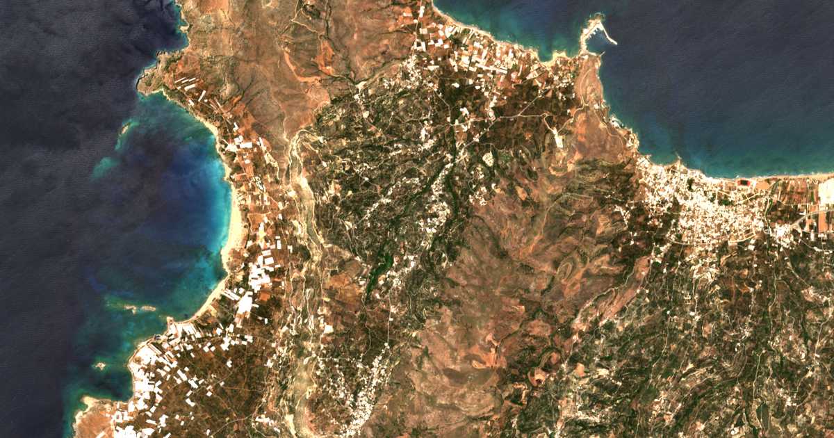 Mapa por satélite de Zervianá