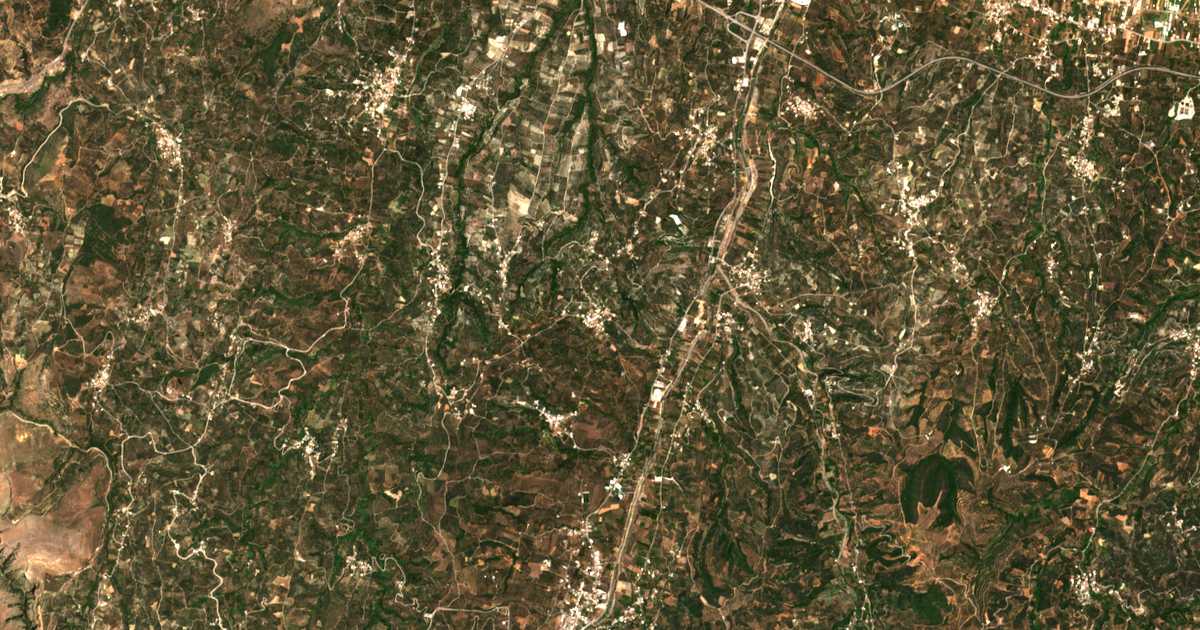 Mapa por satélite de Chrysavgí