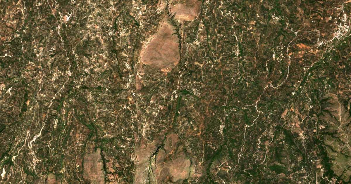 Mapa por satélite de Delianá