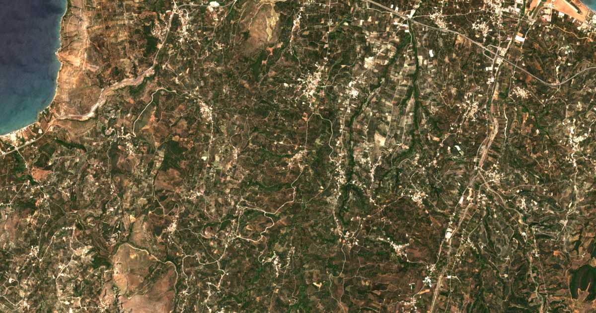 Mapa por satélite de Drakóna