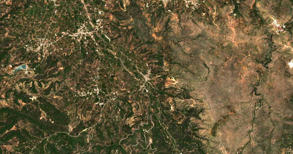 Mapa por satélite de Fournés