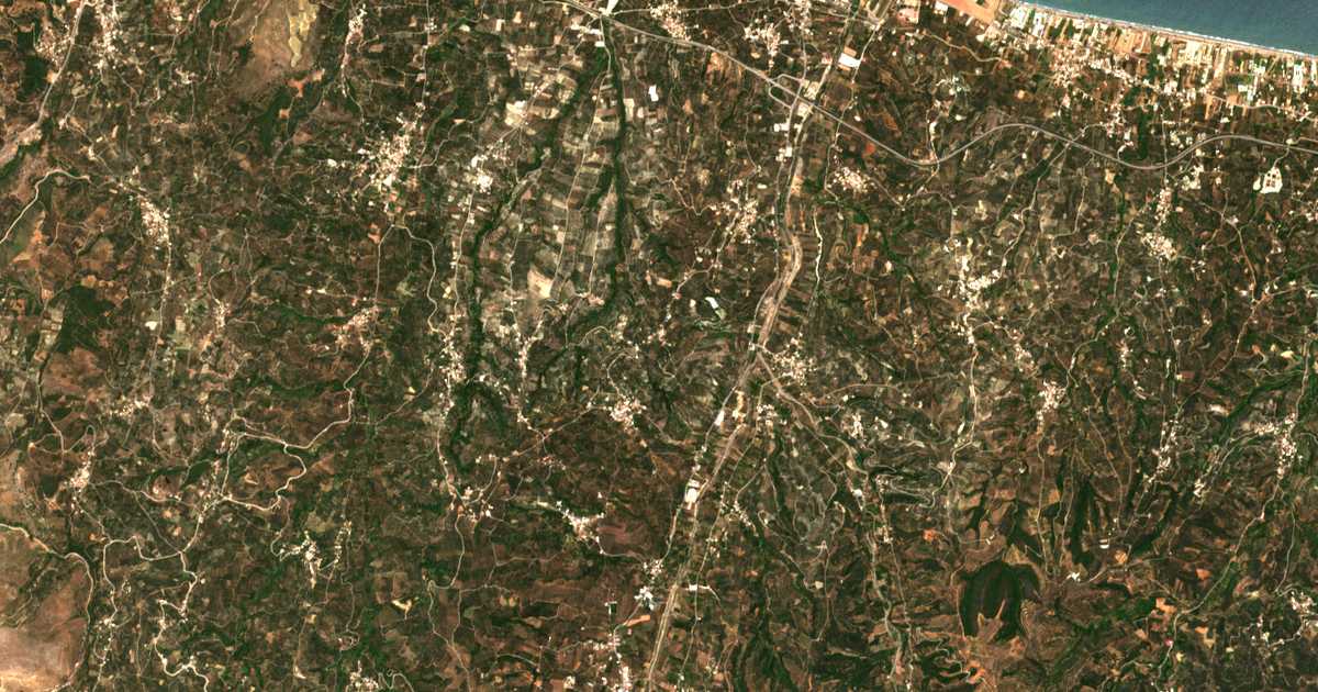 Mapa por satélite de Kallithéa