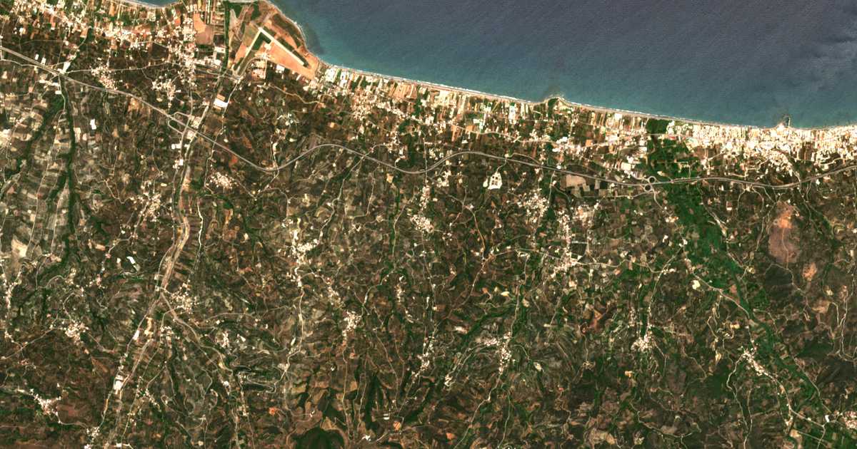 Mapa por satélite de Kontomárion