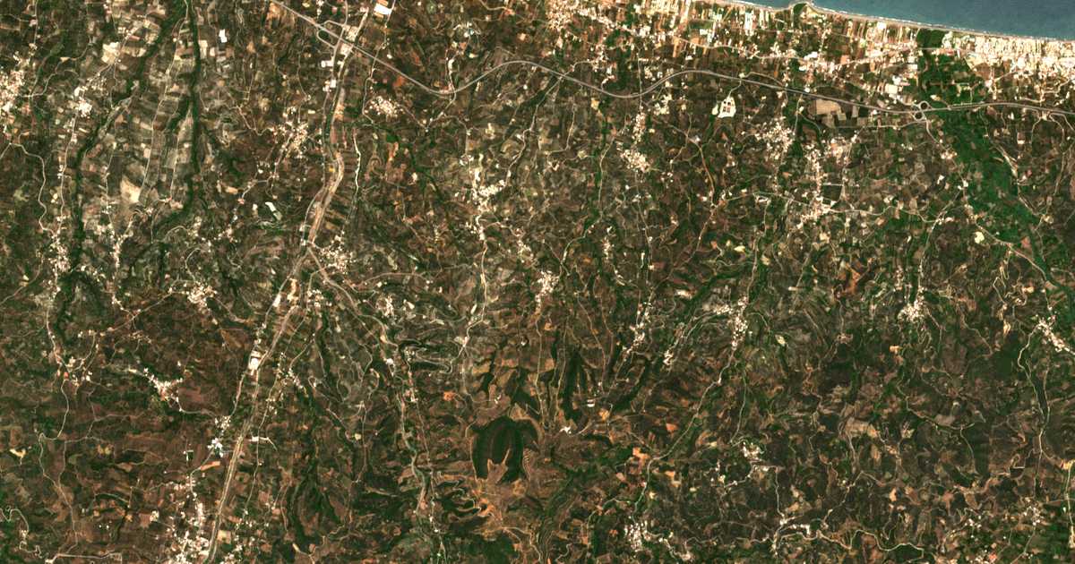 Mapa por satélite de Kypárissos