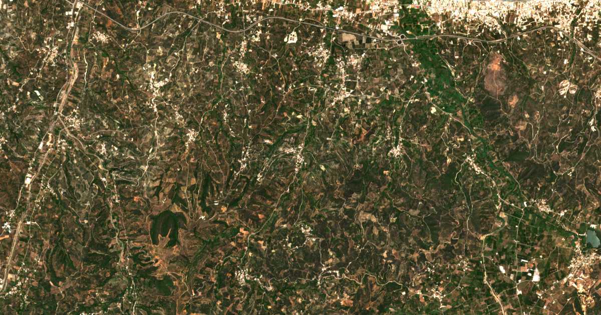 Mapa por satélite de Loutrákion