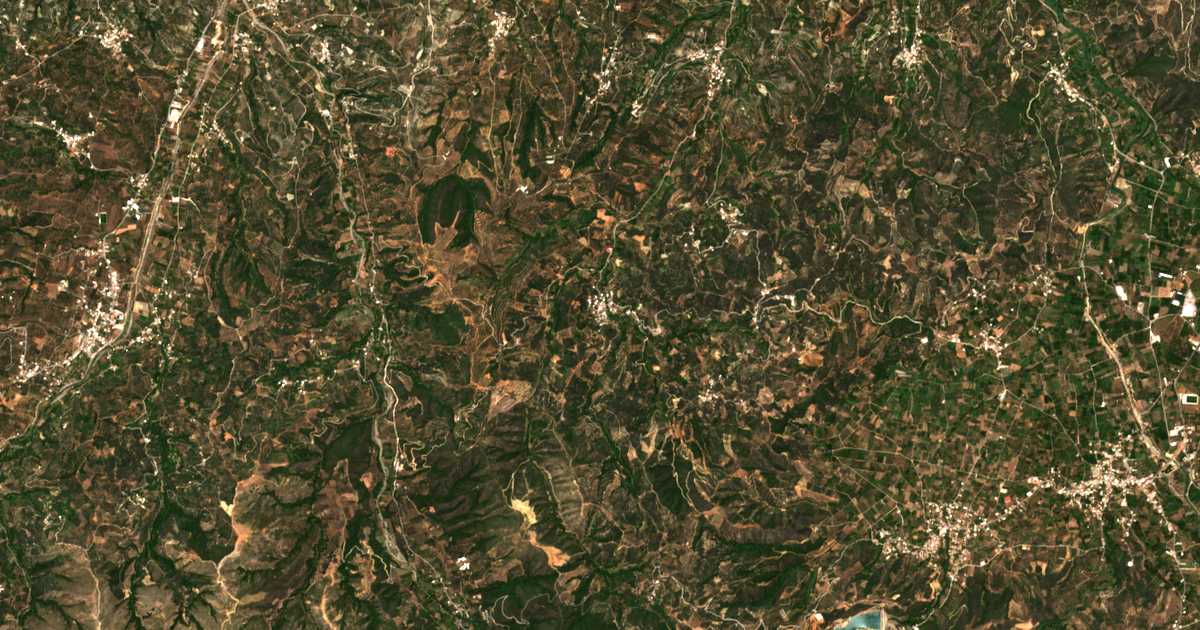 Mapa por satélite de Manoliópoulon