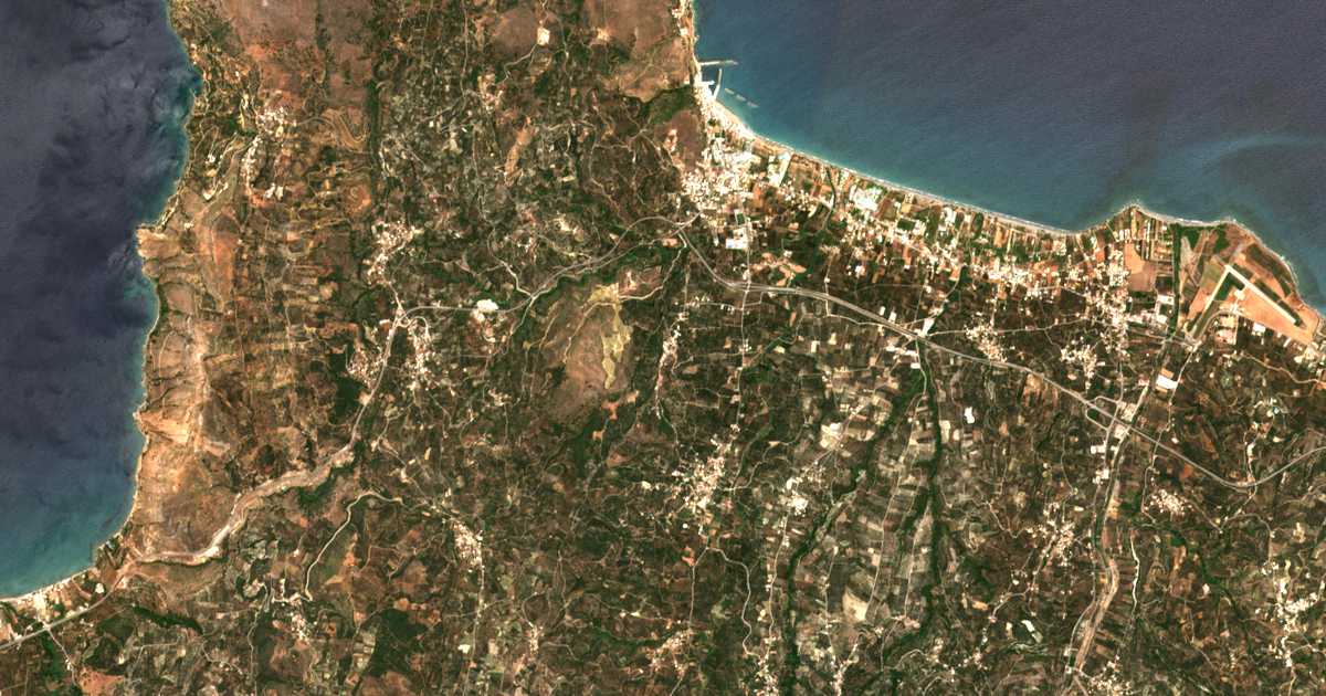 Mapa por satélite de Marathokefála
