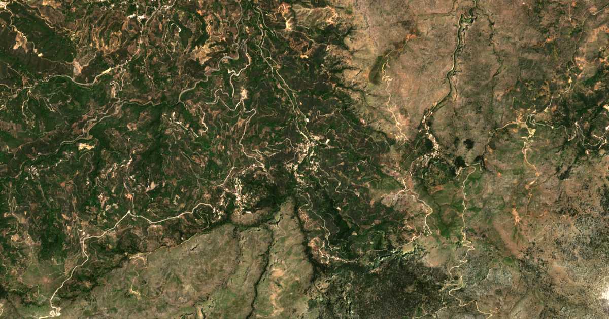 Mapa por satélite de Mesklá