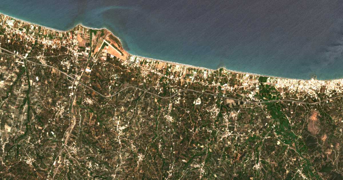 Mapa por satélite de Metóchion