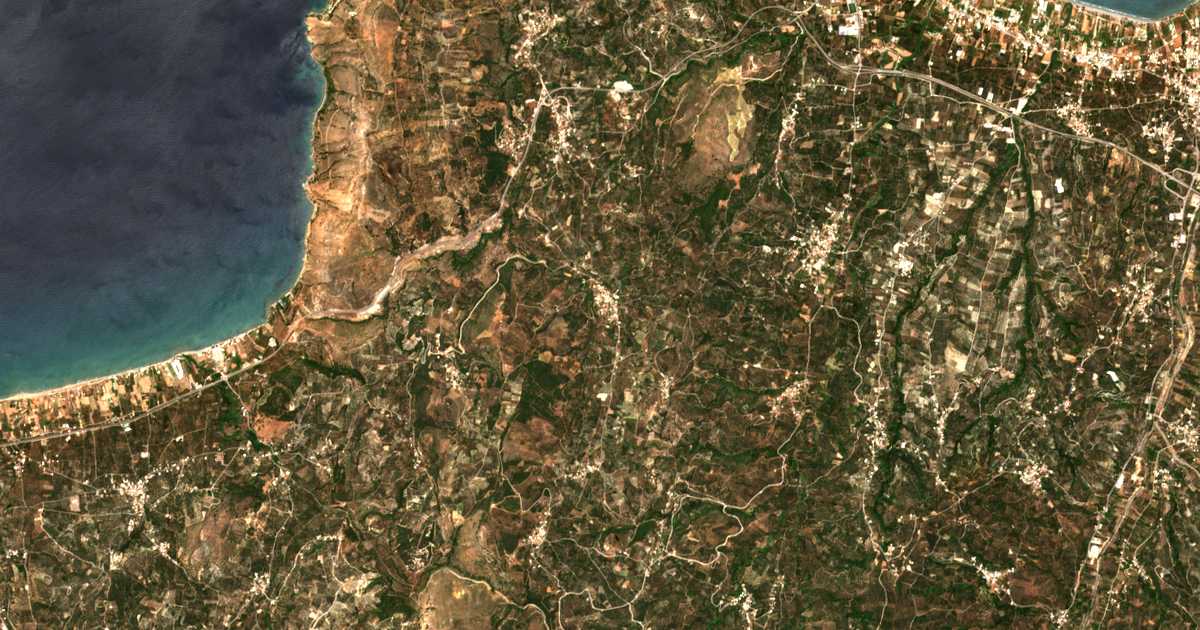 Mapa por satélite de Nochiá