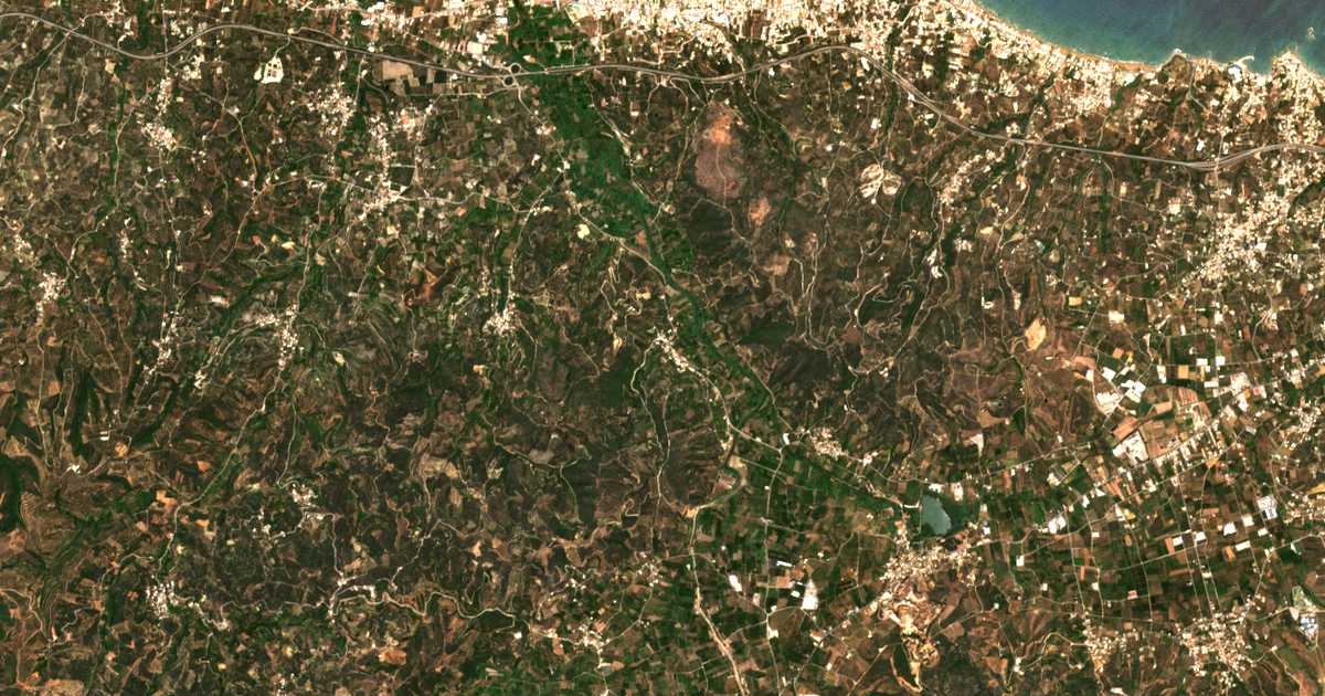 Mapa por satélite de Patellárion