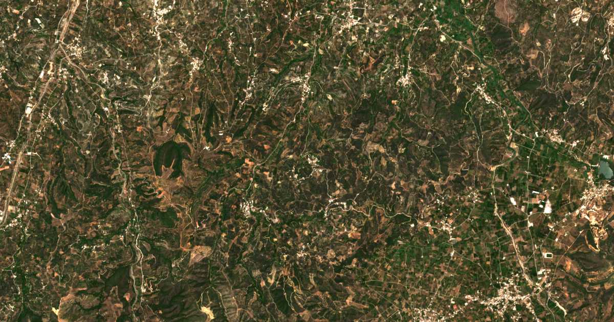 Mapa por satélite de Psathogiánnos